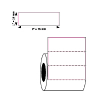 Label Size: 76 mm x 25 mm